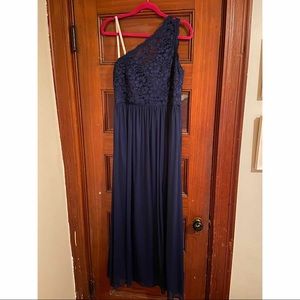 Size 12 Navy Blue Gown (David's Bridal)